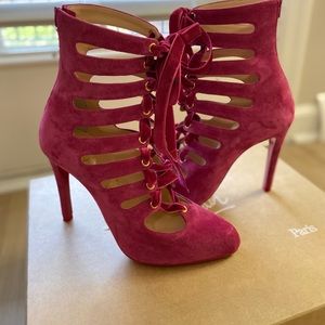 Pink Suede Christian Louboutin Spinetita